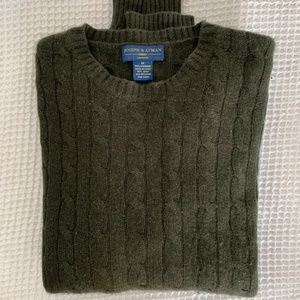 Joseph & Lyman Men’s Cashmere Cable Knit Sweater